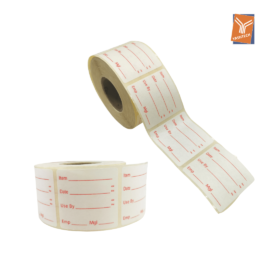 USE BY / EXPIRY LABELS – DISSOLVABLE50X50mm (1000 Labels / Roll)